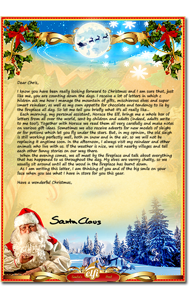 Free Santa Letters For Adults 42